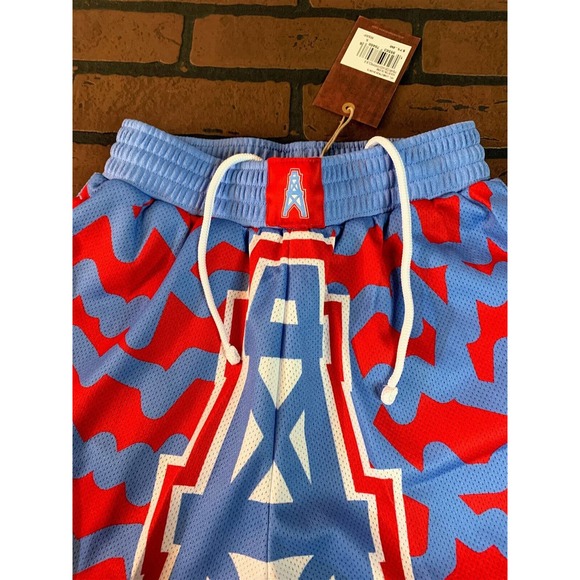 HOUSTON OILERS Mitchell & Ness Shorts‎ ~New~ S-2XL - Picture 2 of 5